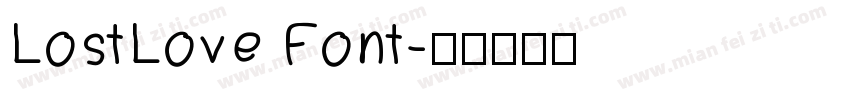 LostLove Font字体转换